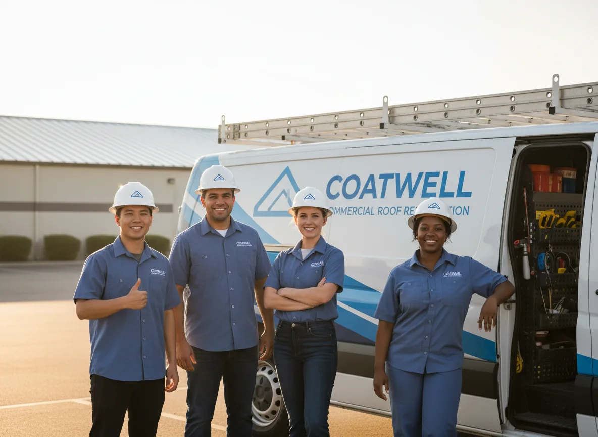 Commercial roof coating company in Mumford, TX